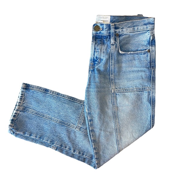 Current/Elliott light wash patchwork jeans - Picture 5 of 11